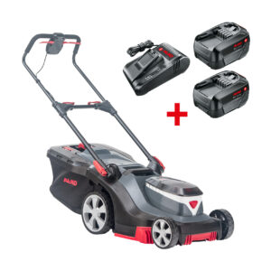Akku-Rasenmäher 382 Li Premium AL-KO 18 V BOSCH STARTSEITE AND GARDEN COMPATIBLE inkl. 2 Akkus und Ladegerät