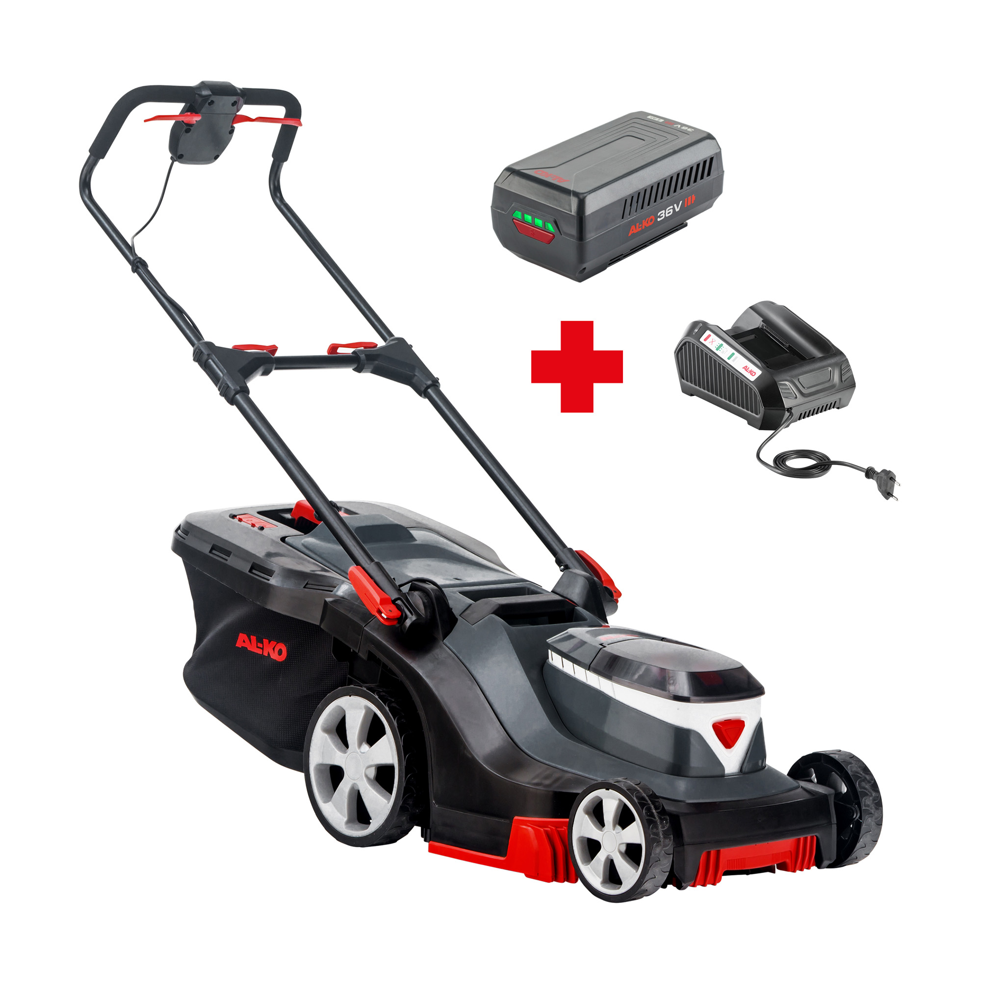 Akku-Rasenmäher 385 Li Premium (Set)