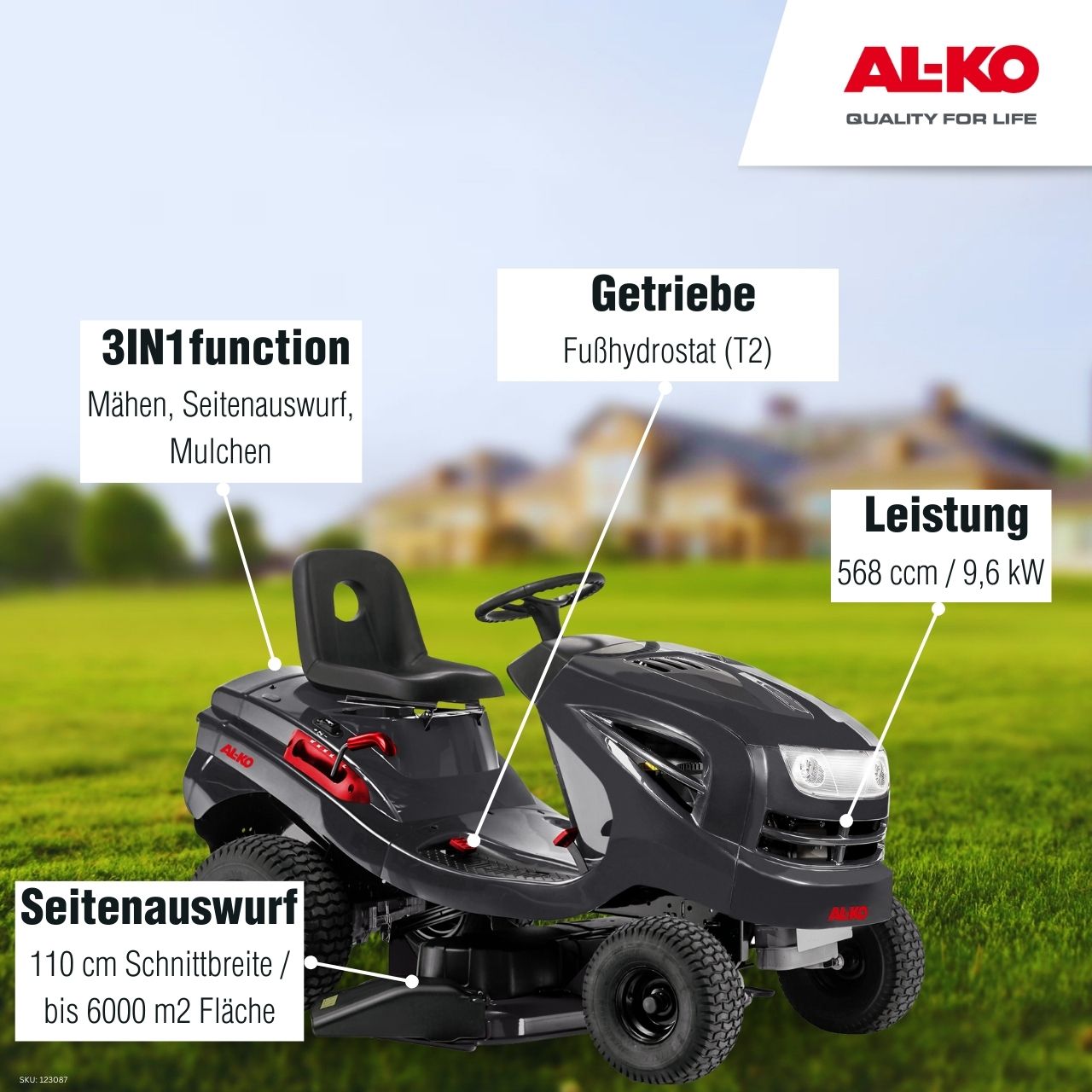 AL-KO Benzin-Rasentraktor Comfort 18-111.4 HDS-A V2 – Bild 9