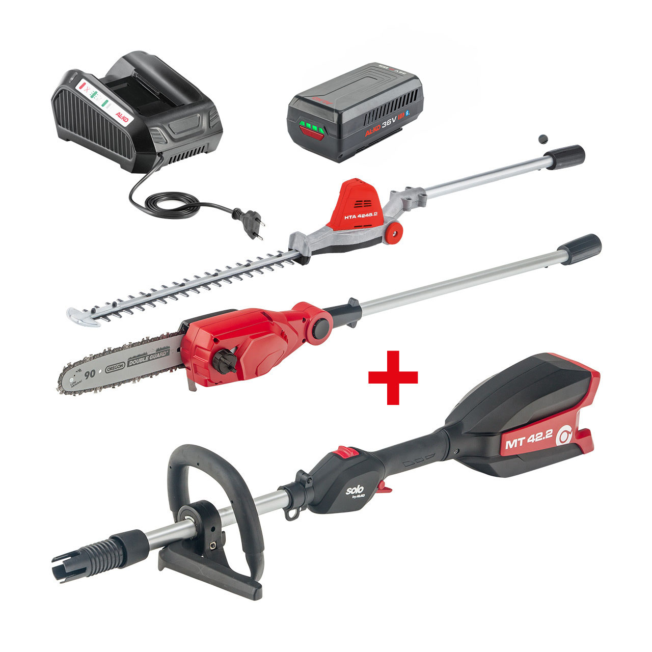 solo® by AL-KO 36 V Akku Multitool MT 42.2, inkl. Akku, Ladegerät und Aufsätze