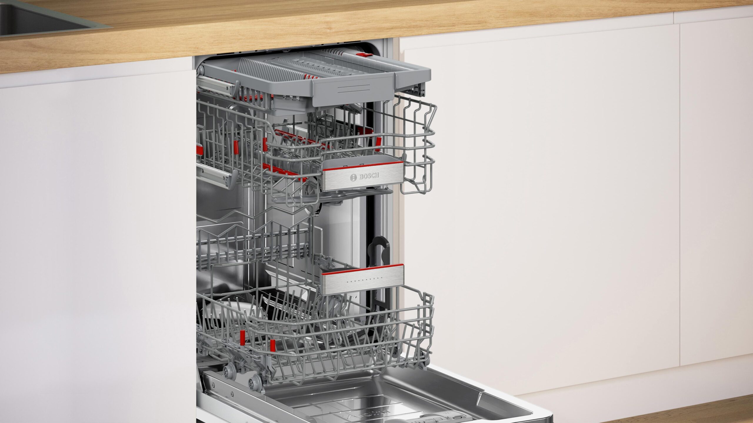 Serie 6 Teilintegrierter Geschirrspüler 45 cm Gebürsteter Stahl – Bild 7