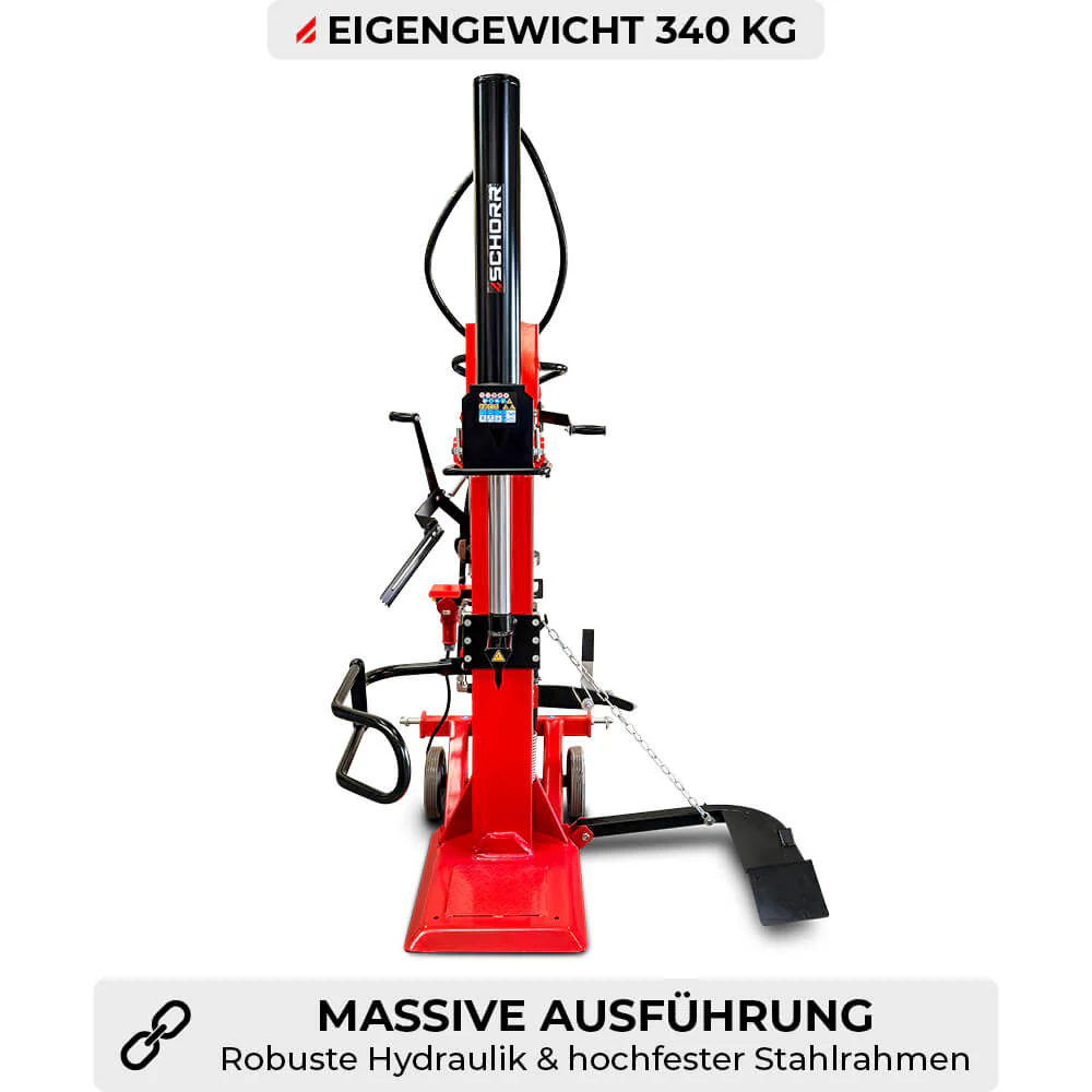 22t Holzspalter SCHORR HS-22PE PRO – Zapfwelle + 400V Elektro, stehend, inkl. Stammheber – Bild 3
