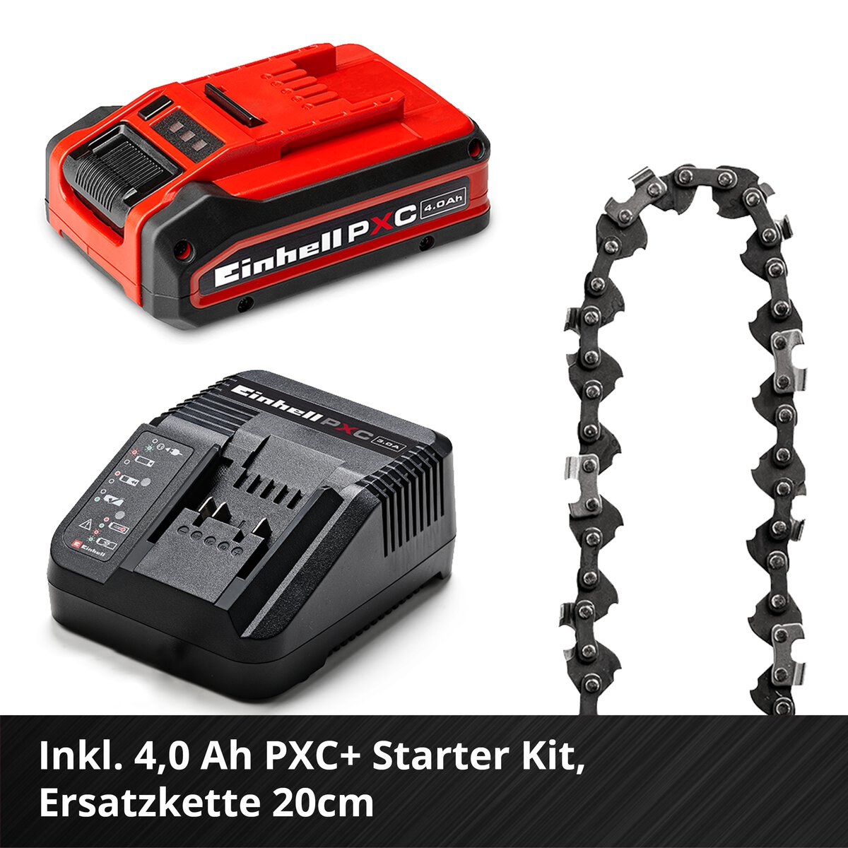 Einhell Akku-Astkettensäge GP-PS 18/20 Li BL Kit – Bild 5