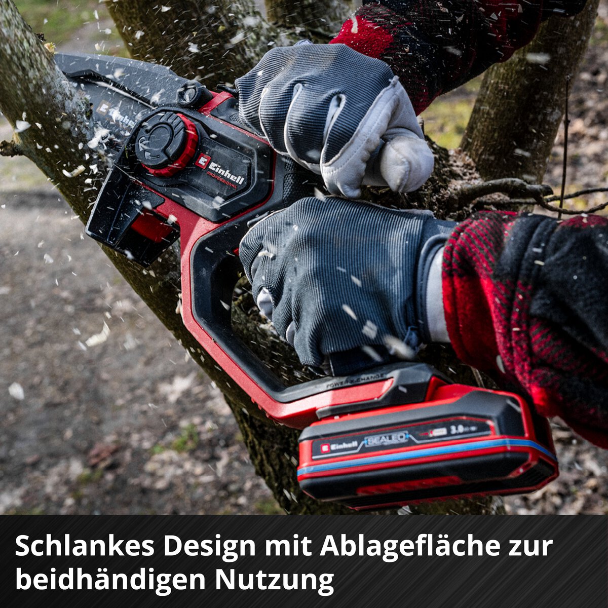 Einhell Akku-Astkettensäge GP-PS 18/20 Li BL Kit – Bild 7