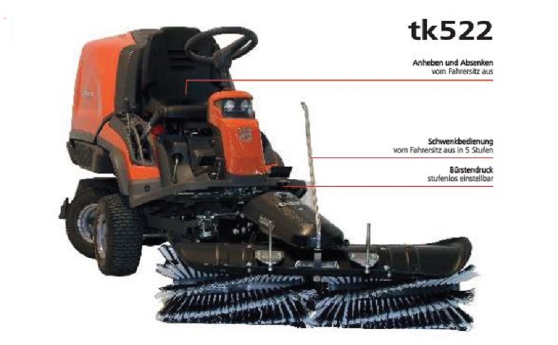 Tielbürger Kehrmaschine TK 522 für Husqvarna Rider 200 / Jonsered FRxxx ab Bj.2012 – Bild 3