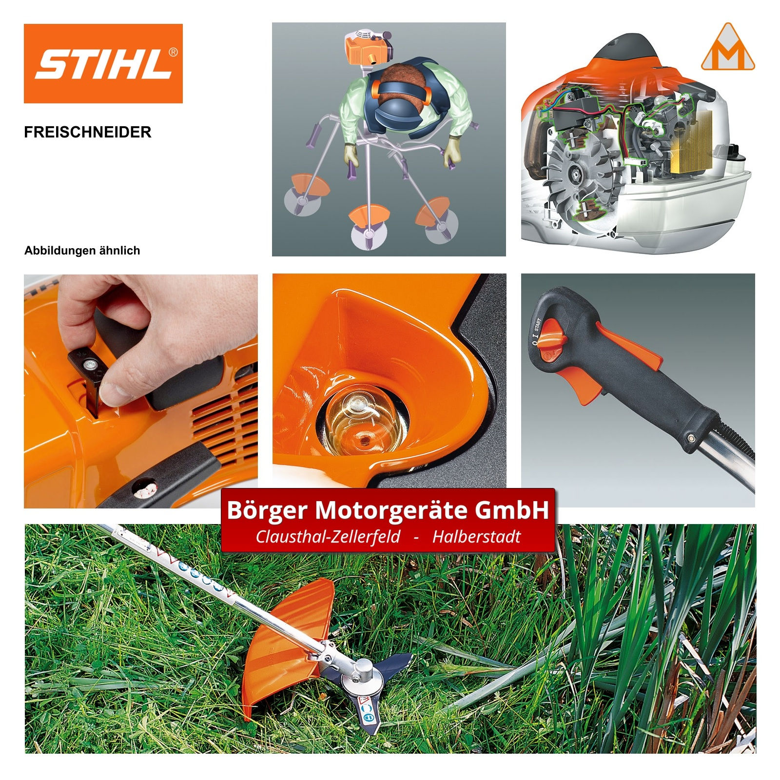 STIHL FS 491 C-EM L Freischneider inkl. Dickichtmesser 300-3 – Bild 3