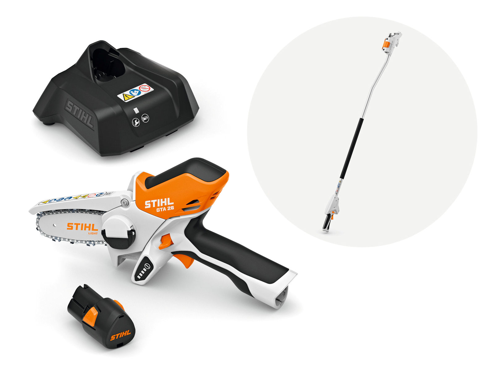 STIHL GTA 26 Gehölzschneider inkl. Akku | Ladegerät | Verlängerung
