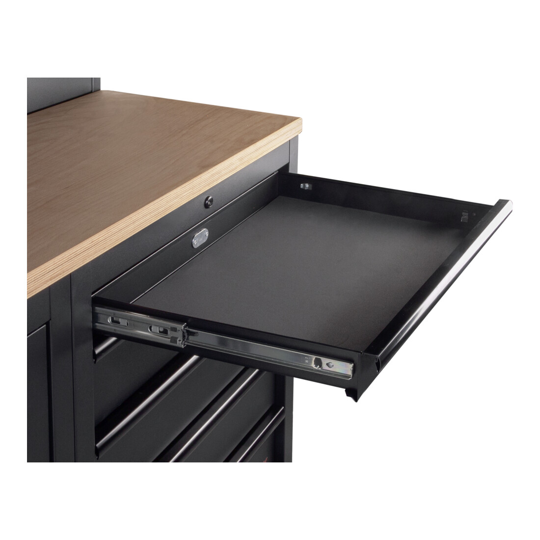 Kraftwerk Mobilio 4er Kombi, Hochschrank, Lochwand, Buche – Bild 9
