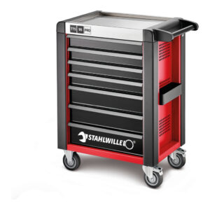 Stahlwille Werkstattwagen 95/7 PRO 7 Schubl. 496 x 827 x 1020 mm rot, RAL 3020; schwarz RAL 9005